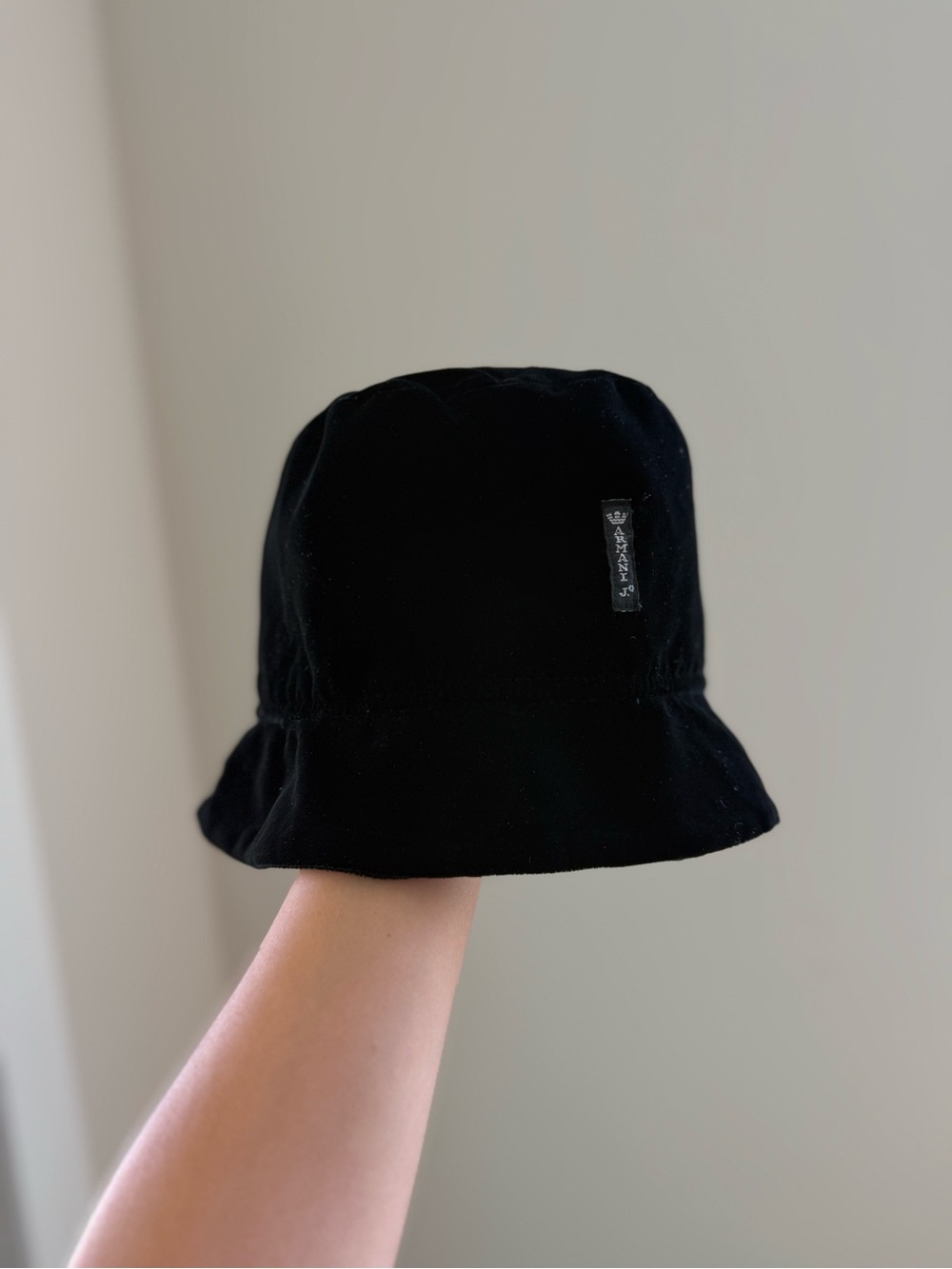 Armani Jeans Black Bucket Hat